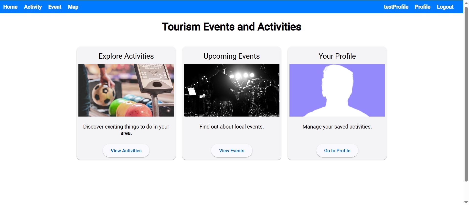 Image of Activity Web App